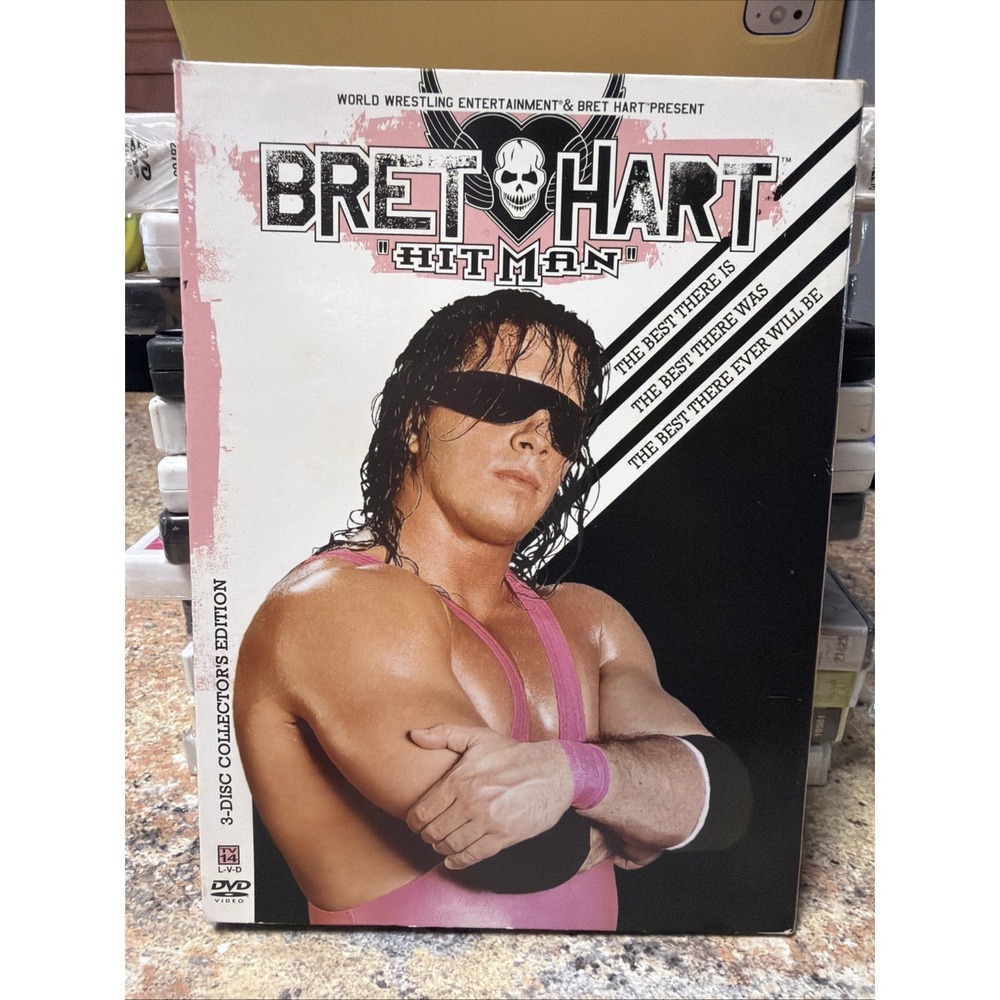 WWE Bret Hitman Hart The Best There Is Was Ever Will Be DVD 3 Disc Set WWF WCW